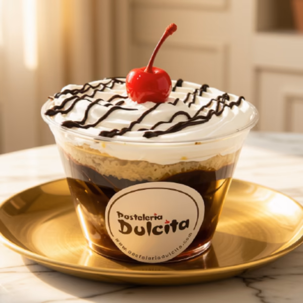 Postre Amaretto en Bogotá — Pastelería Dulcita