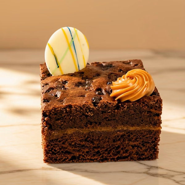 Brownie artesanal listo para llevar en Pastelería Dulcita, Bogotá