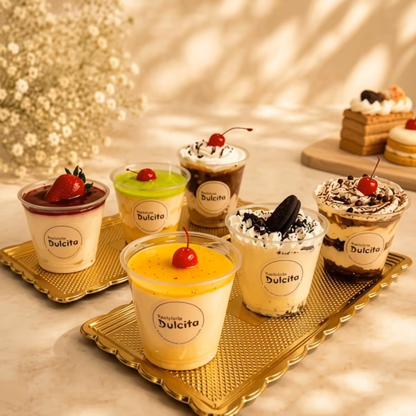 Mousse esponjado tropical en Bogotá — Pastelería Dulcita