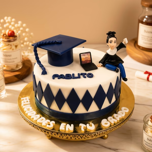 Torta de graduación personalizada en Bogotá