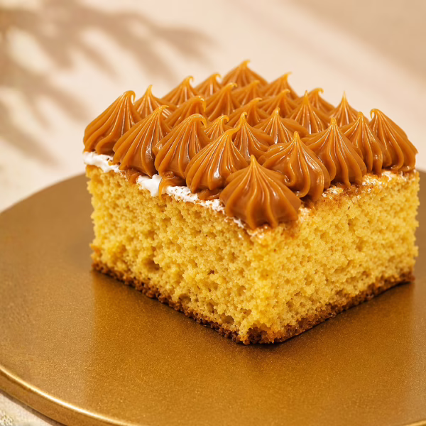 Tres leches con arequipe en Pastelería Dulcita, Bogotá